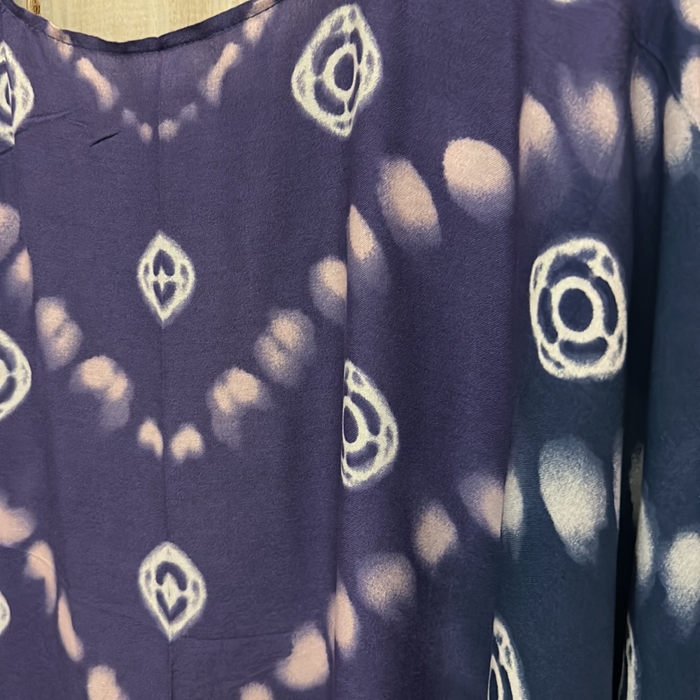 NWT Boutique Indigo Blue Moon Tie Dye Kimono - Picture 15 of 15